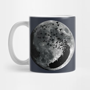 Raven Feather Moon Mug